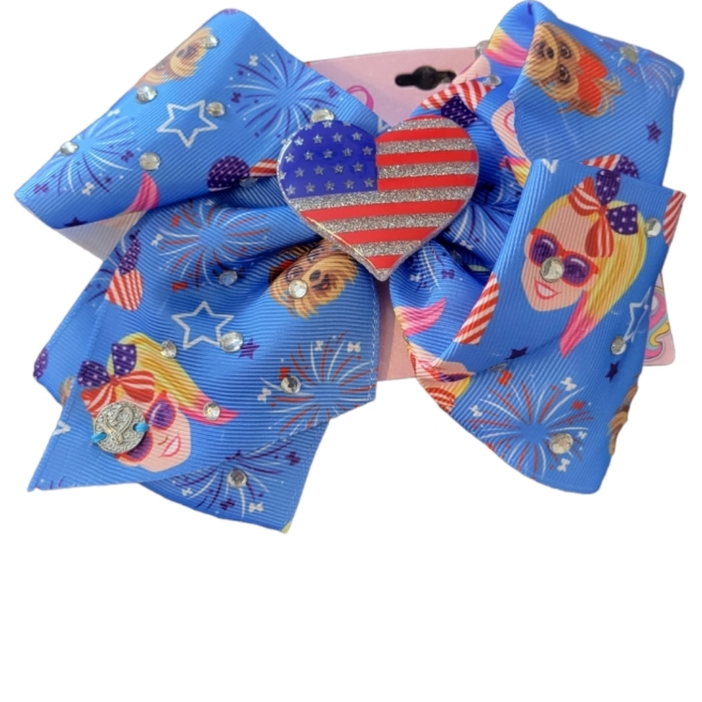Jojo Siwa 4th of July USA hair bow